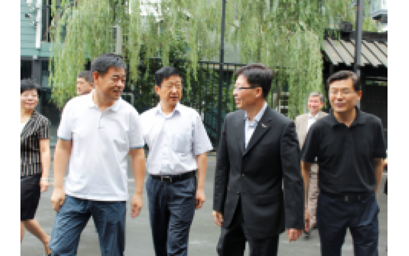 中國民航局副局長(zhǎng)王志清在野馬集團(tuán)參觀考察